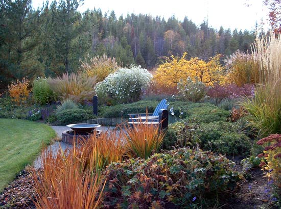 Fall garden in Montana